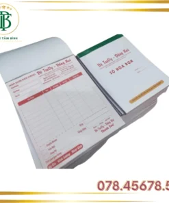 In Hóa Đơn, Biên Lai 1 Liên, 2 Liên - Bao Bì Tâm Bình