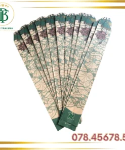 In Bao Đũa Hoa Văn Đẹp - Bao Bì Tâm Bình